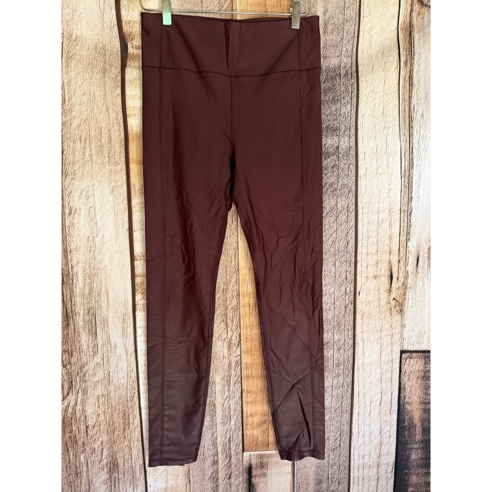 Sweaty Betty Leggings Athletic Workout Yoga Burgundy Athleisure Size Large